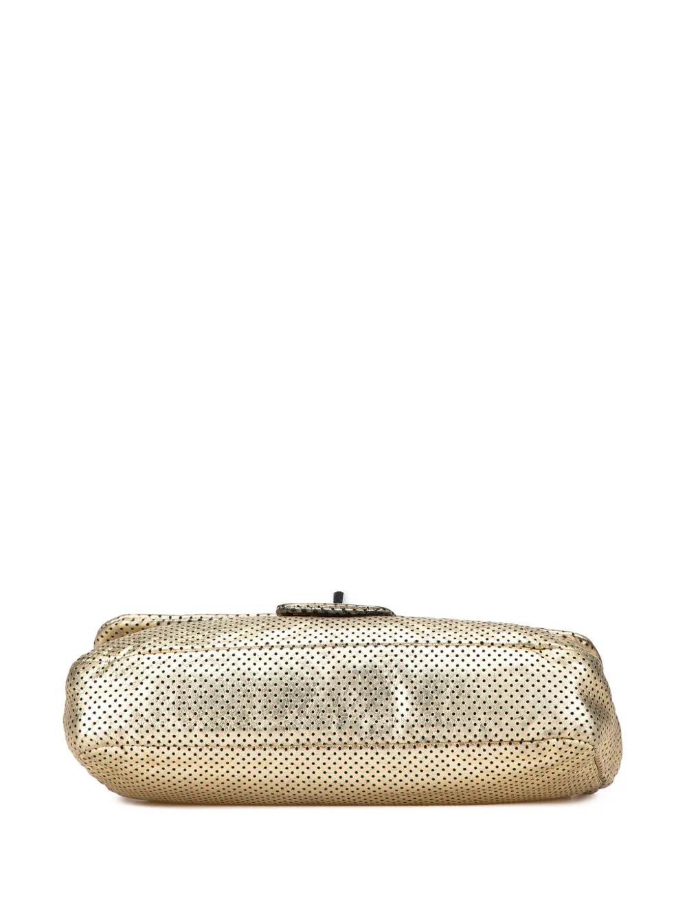 2008-2009 Medium Perforated Calfskin Reissue Drill Flap Shoulder Bag