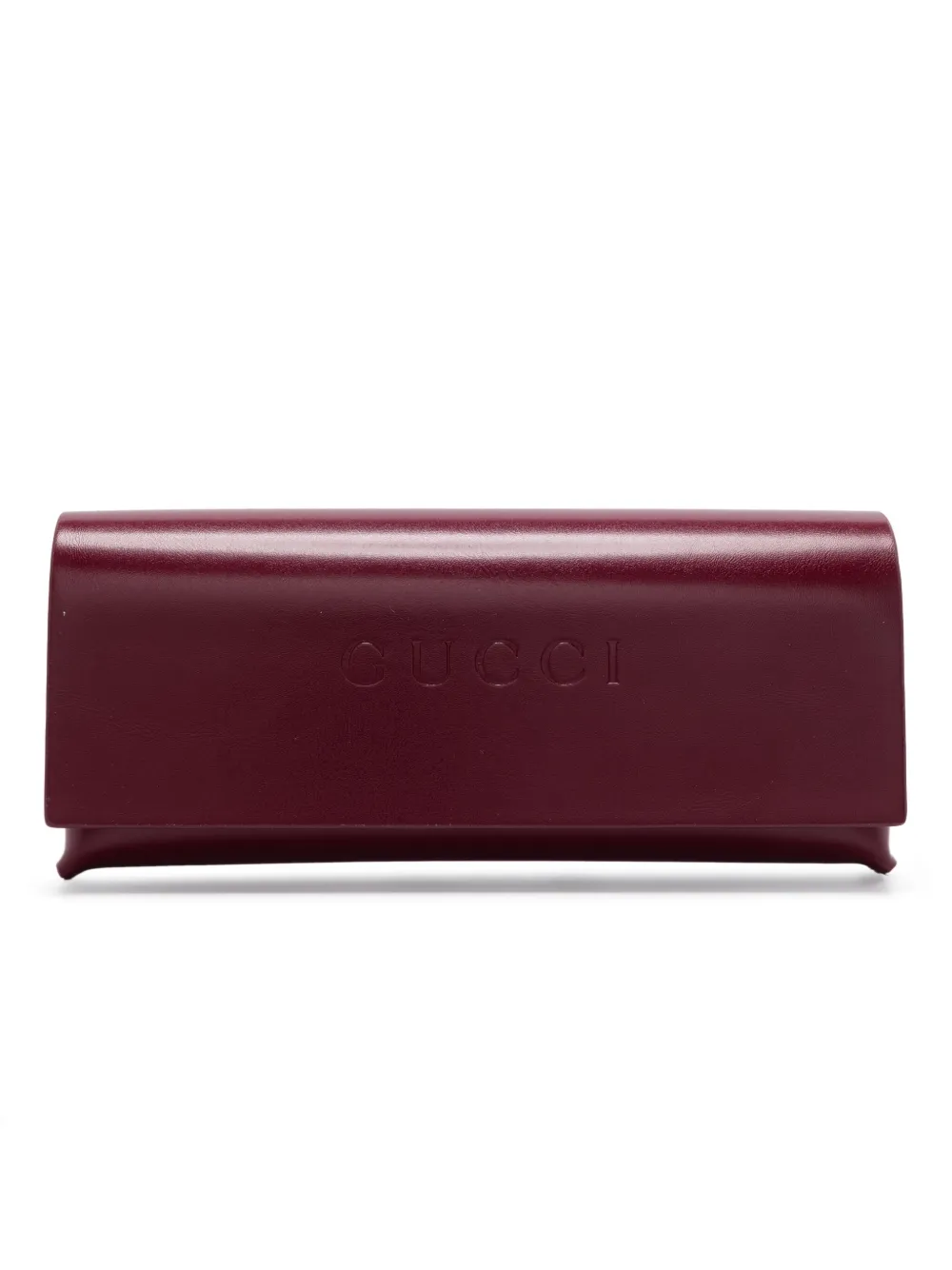Gucci Eyewear Zonnebril met ovalen montuur Goud
