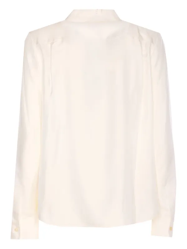 Tory Burch Lucky Duck Silk Shirt | White | FARFETCH
