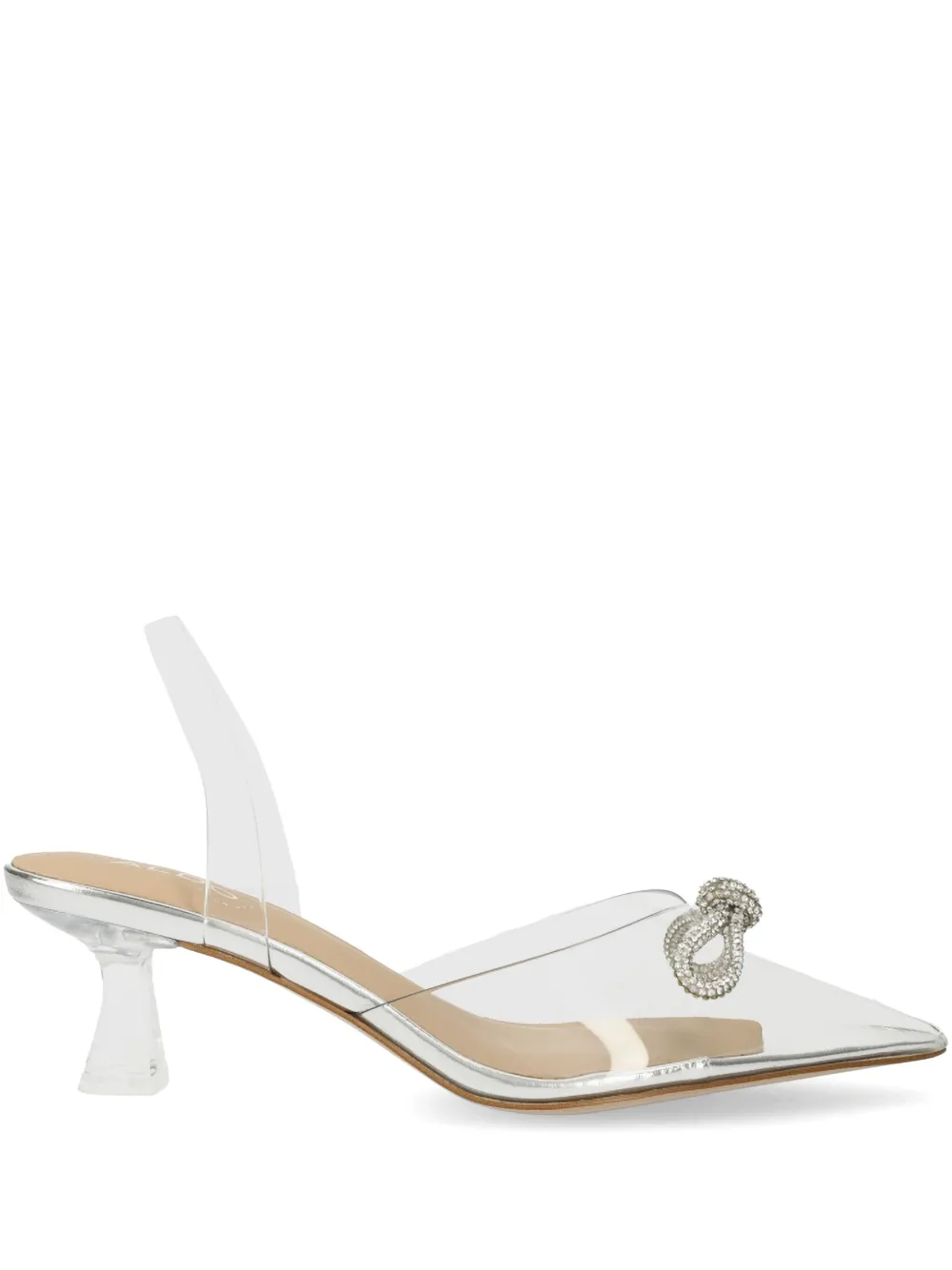 Aldo 65mm Hiltin pumps Silver