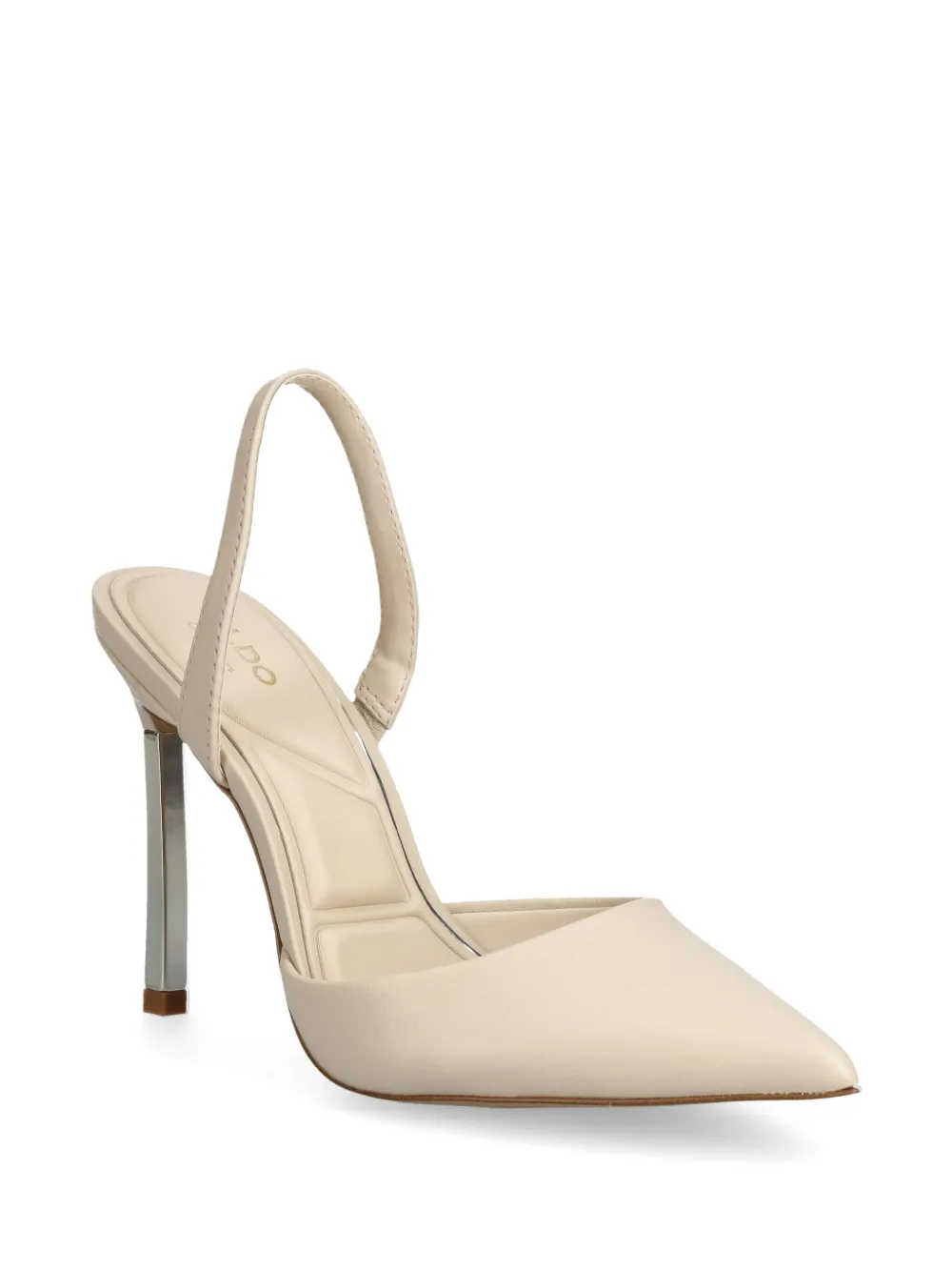 Aldo 110mm Shimmy pumps Neutrals