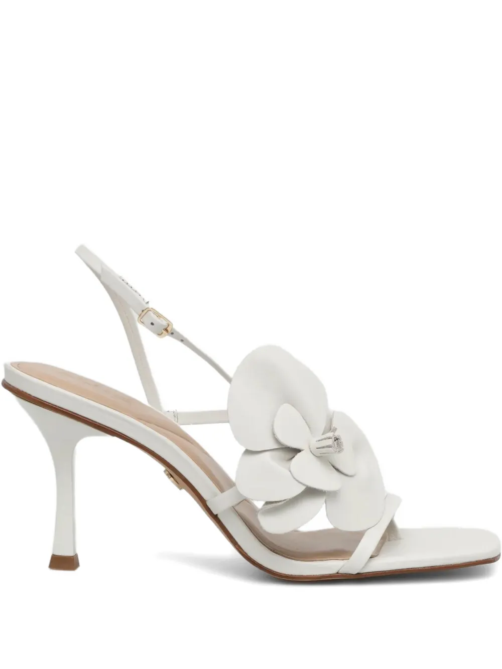 Aldo 75mm Sandflower sandals White