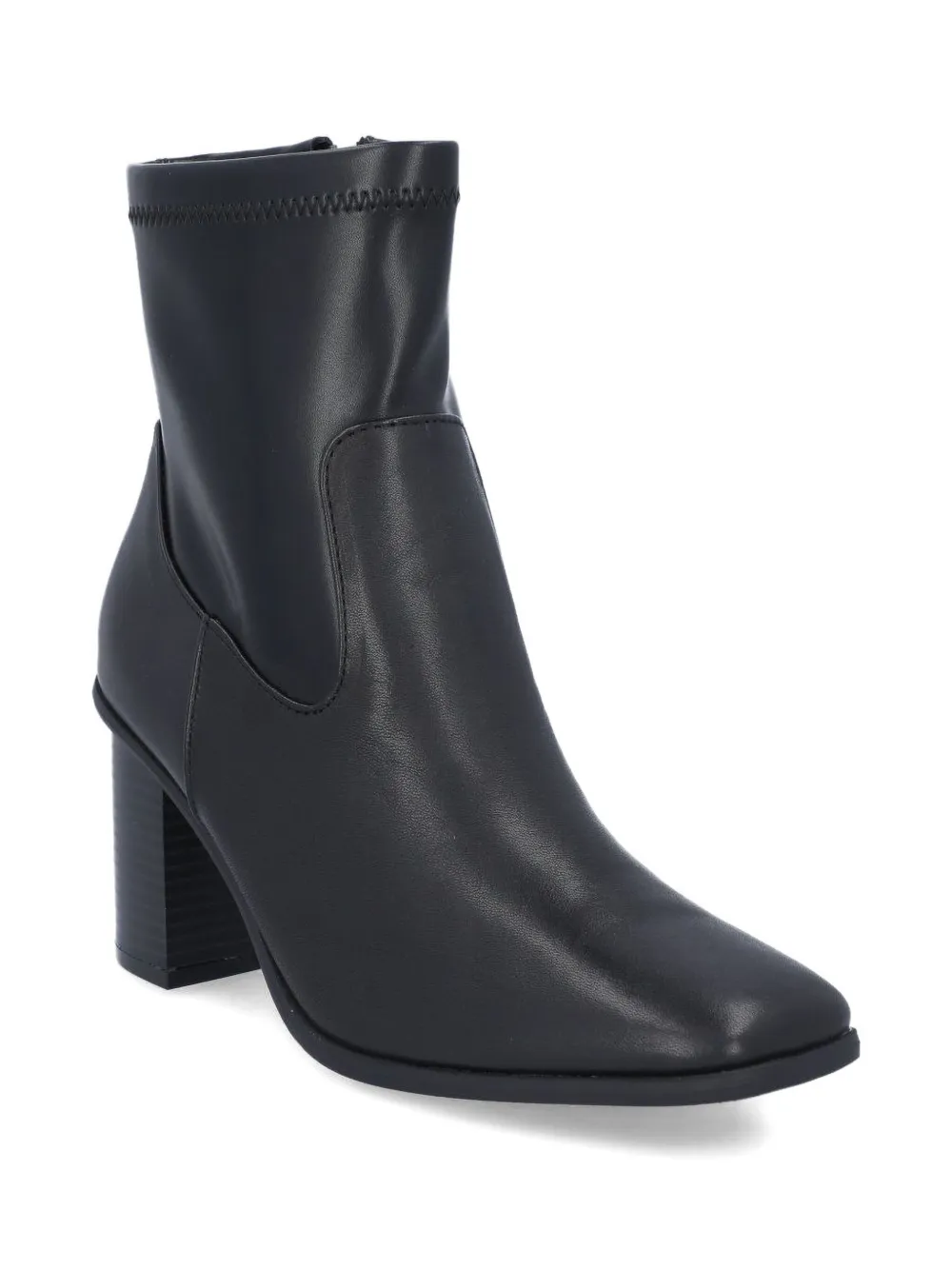Aldo 76mm leather ankle boots Black