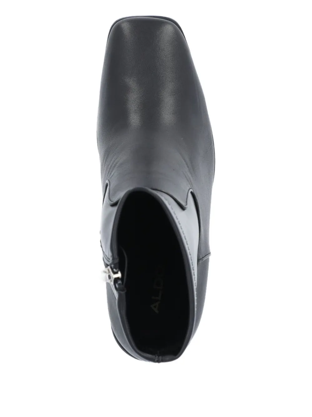 Aldo 76mm leather ankle boots Black