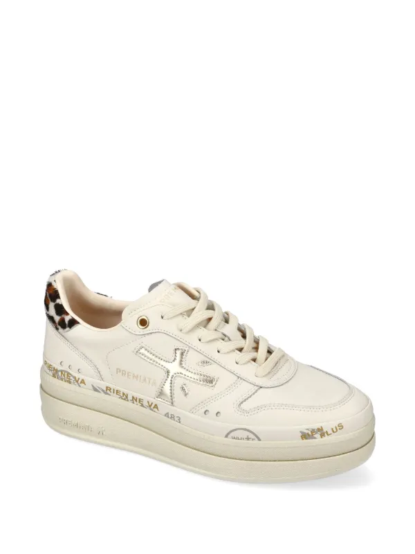 PREMIATA スニーカー ベージュ系 Made In Italy Premiata Micol スニーカー | ニュートラル | FARFETCH JP