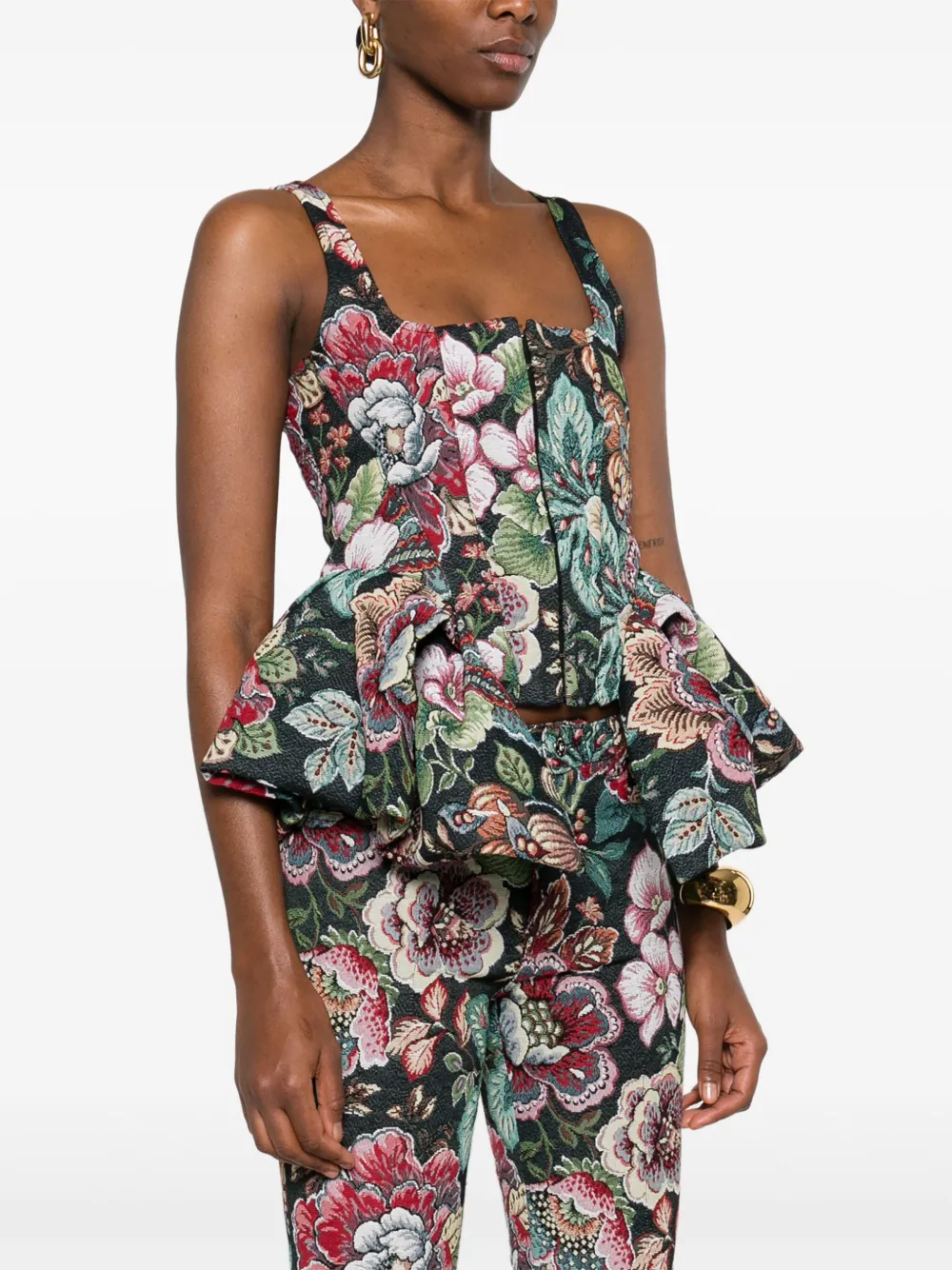 Marques' Almeida Corset Top In Black