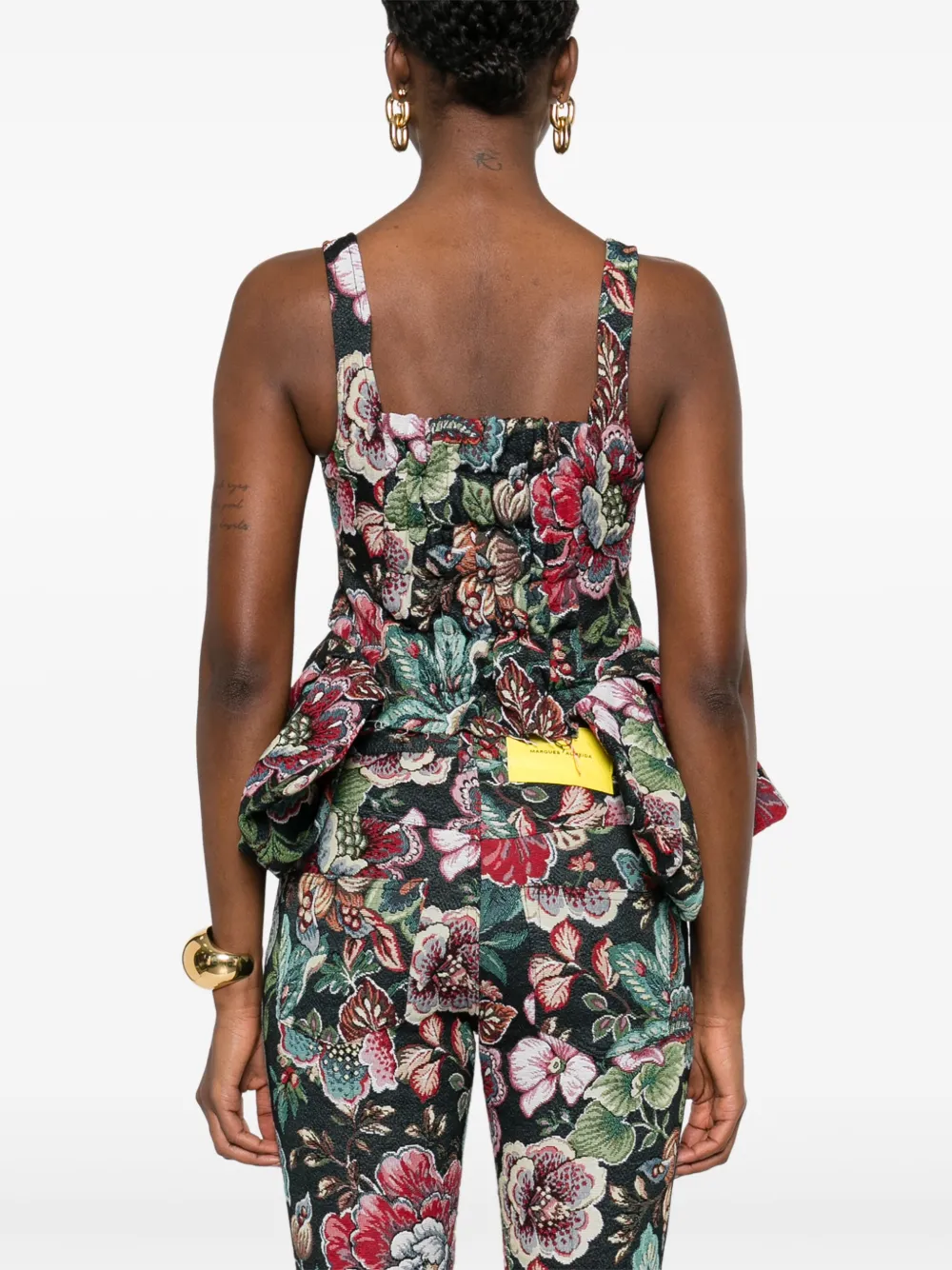 Marques' Almeida Corset Top In Black