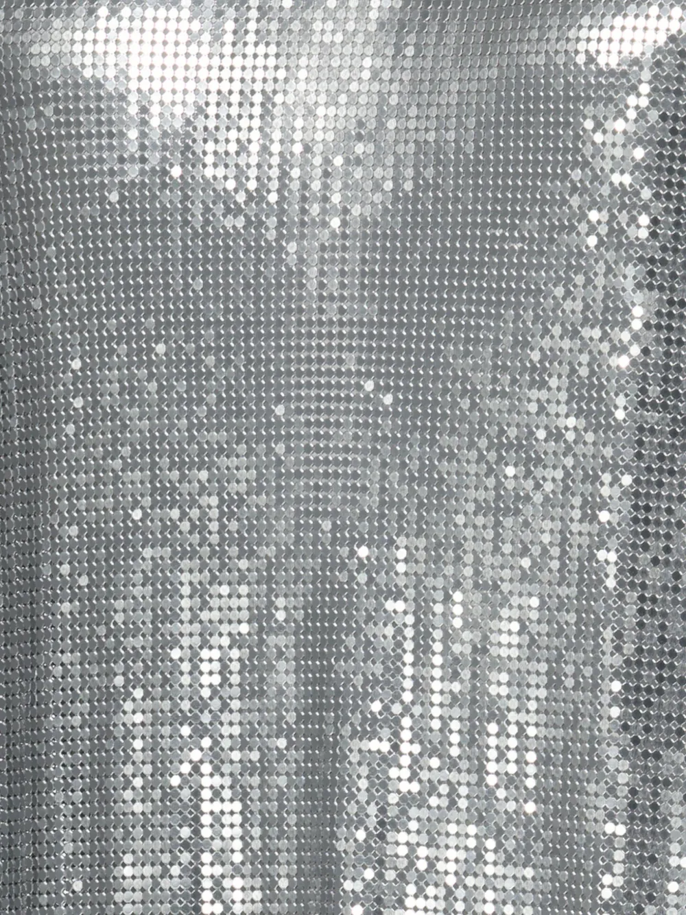 Rabanne Mesh jurk Zilver