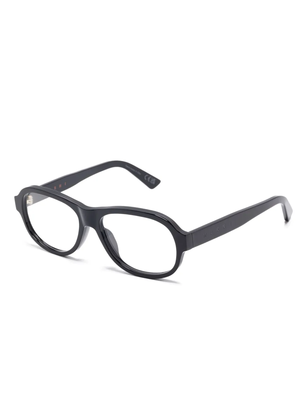 Marni Eyewear Bril met ovalen montuur - Zwart