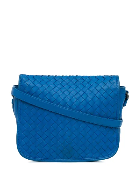 Bottega Veneta Pre-Owned Nappa Intrecciato Flap 斜挎包（2012-2024年典藏款）