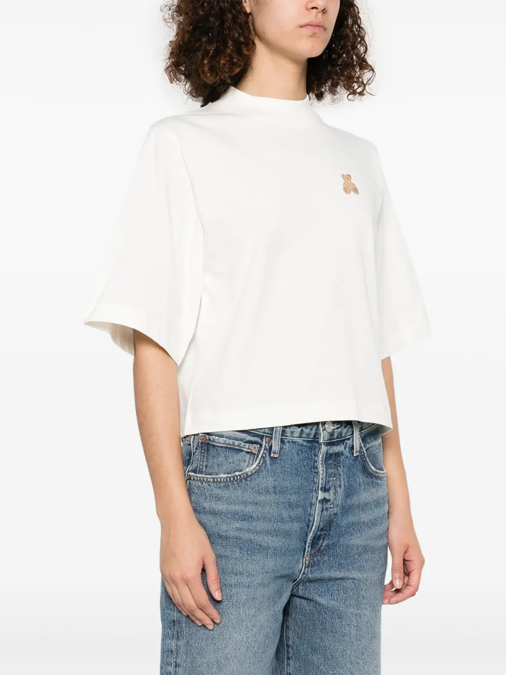 Palm Angels Mini-Bear T-shirt Wit