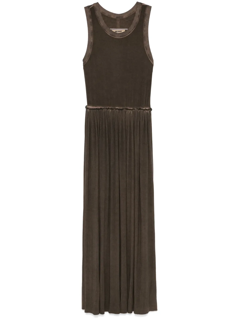Shop Uma Wang Duma Maxi Dress In 褐色