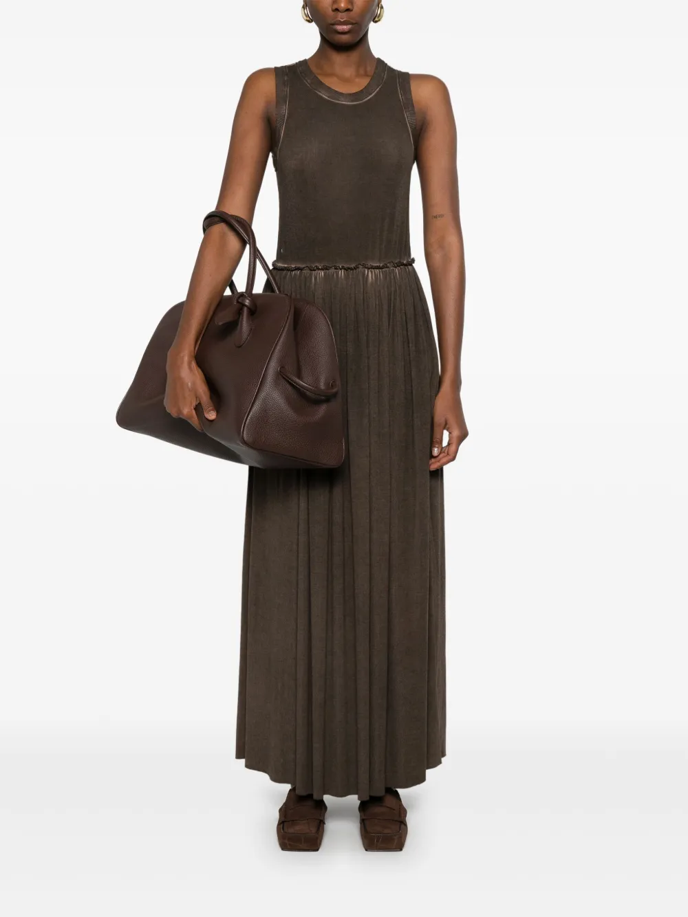 Uma Wang Duma maxi dress - Bruin