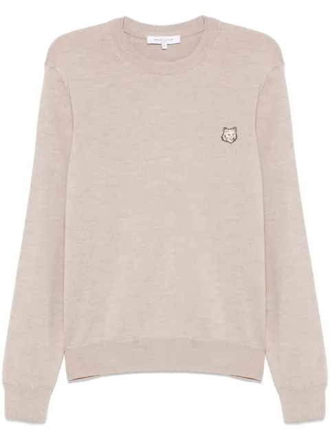 Maison Kitsuné Bold Fox Head Patch sweater
