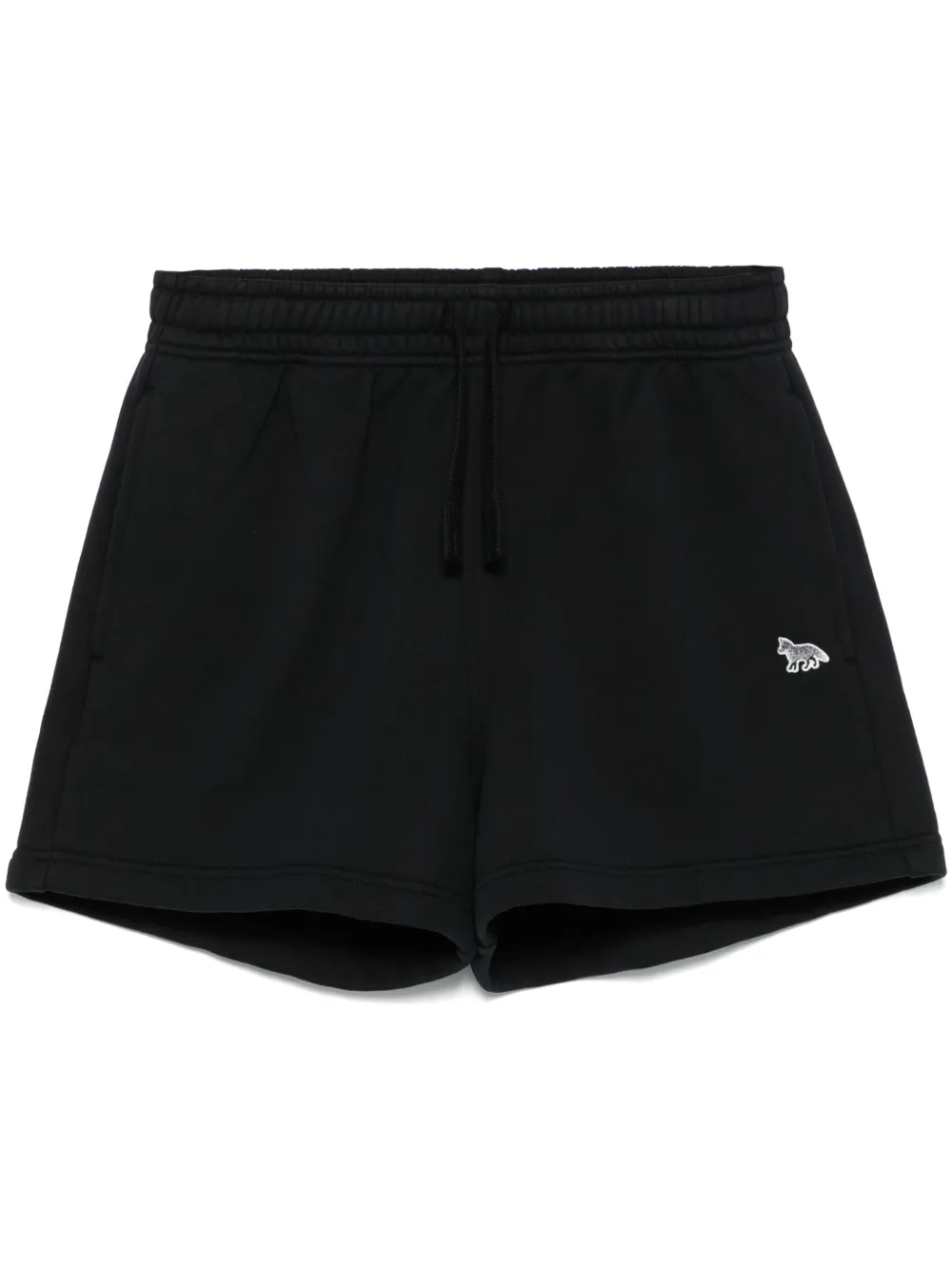 Maison Kitsuné Shorts met Baby Fox-patch Zwart