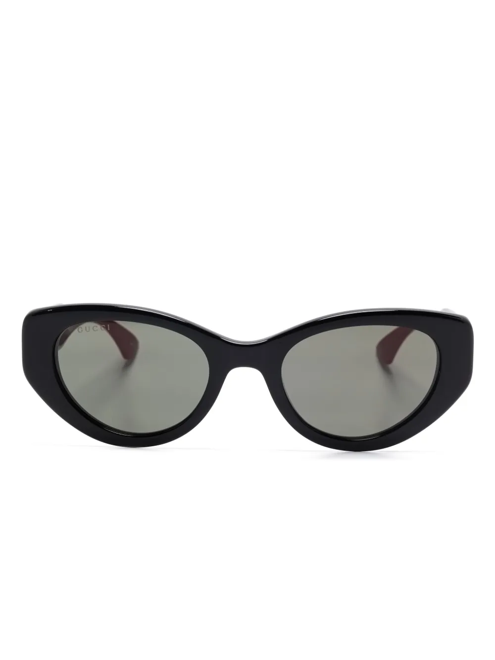 Gucci Eyewear Zonnebril met cat-eye montuur Zwart