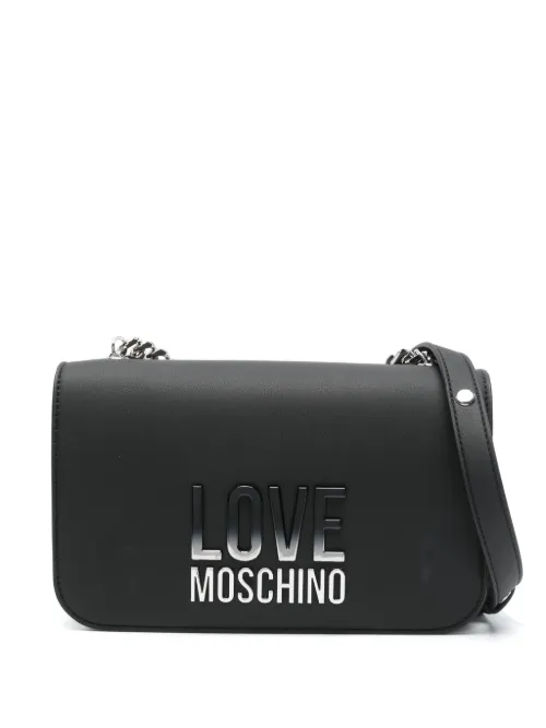 Sac à bandoulière à plaque logo - Love Moschino - Modalova