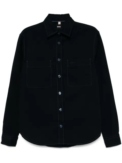 BOSS camisa con logo bordado