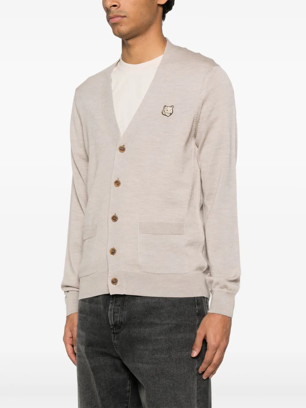 Maison Kitsuné Speedy Fox Patch T-shirt In Neutrals