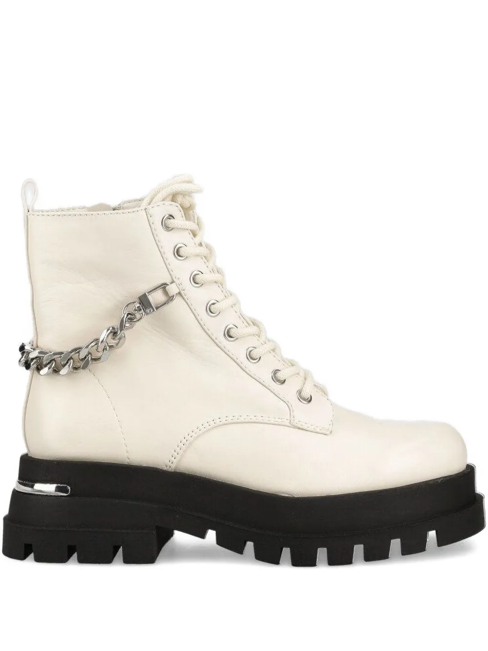 Aldo leather boots White