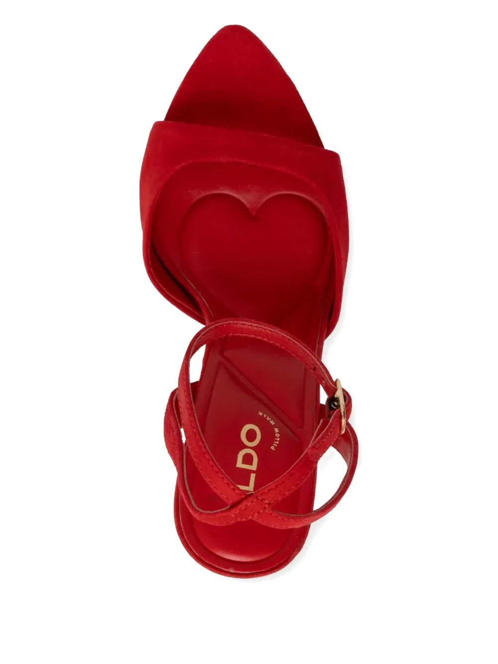 Aldo 102 mm Forevermore sandalen Rood