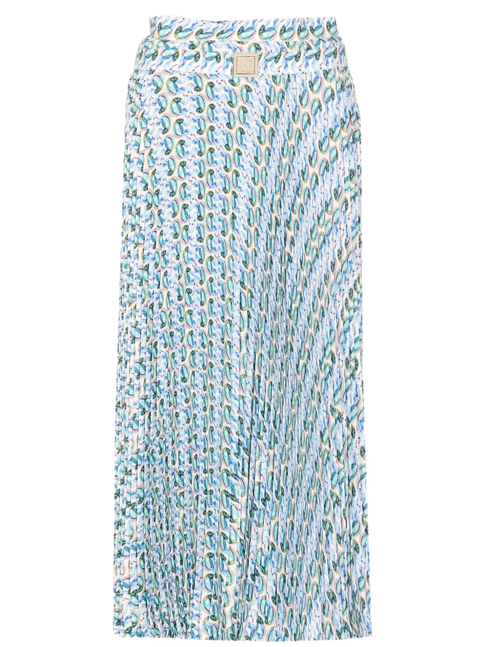 abstract-print maxi skirt