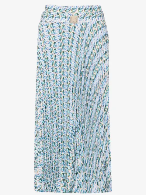 Tory Burch falda larga con estampado abstracto