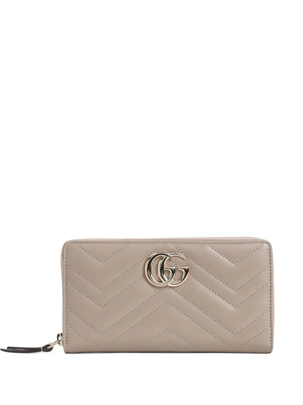 Gucci GG Marmont portemonnee met rits Beige