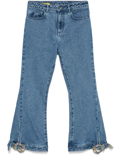 Marques'Almeida buckled-detail jeans