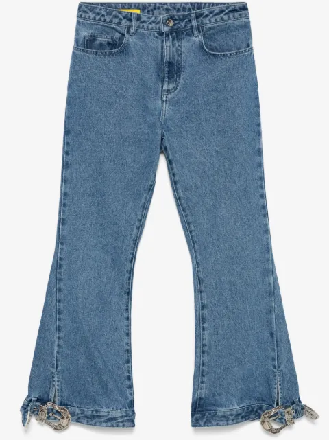 Marques'Almeida jeans con detalle de hebilla