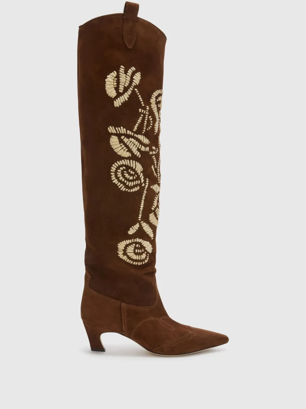 Ermanno Scervino 50mm Texan Boots In Brown