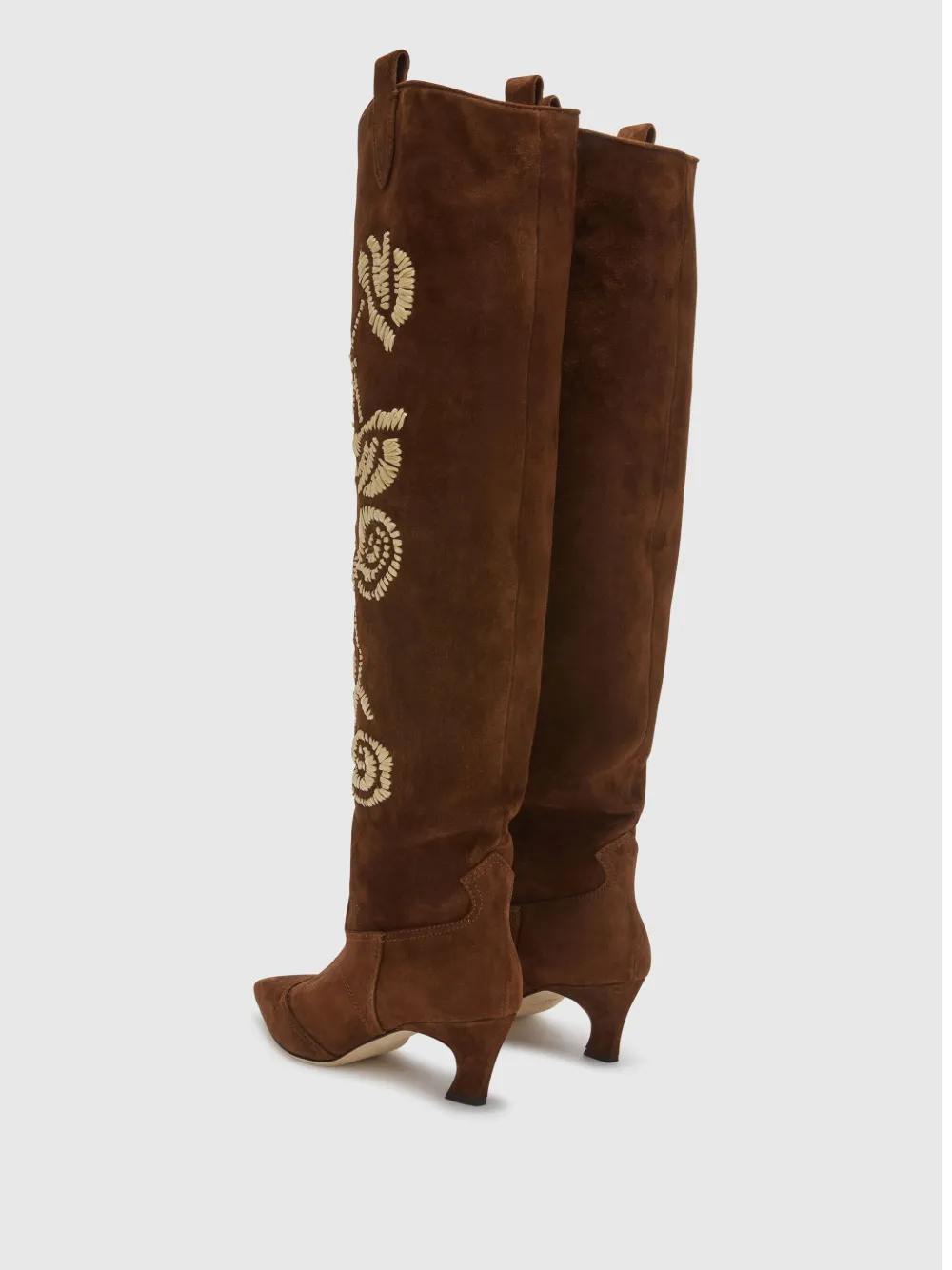 Ermanno Scervino 50mm Texan Boots In Brown