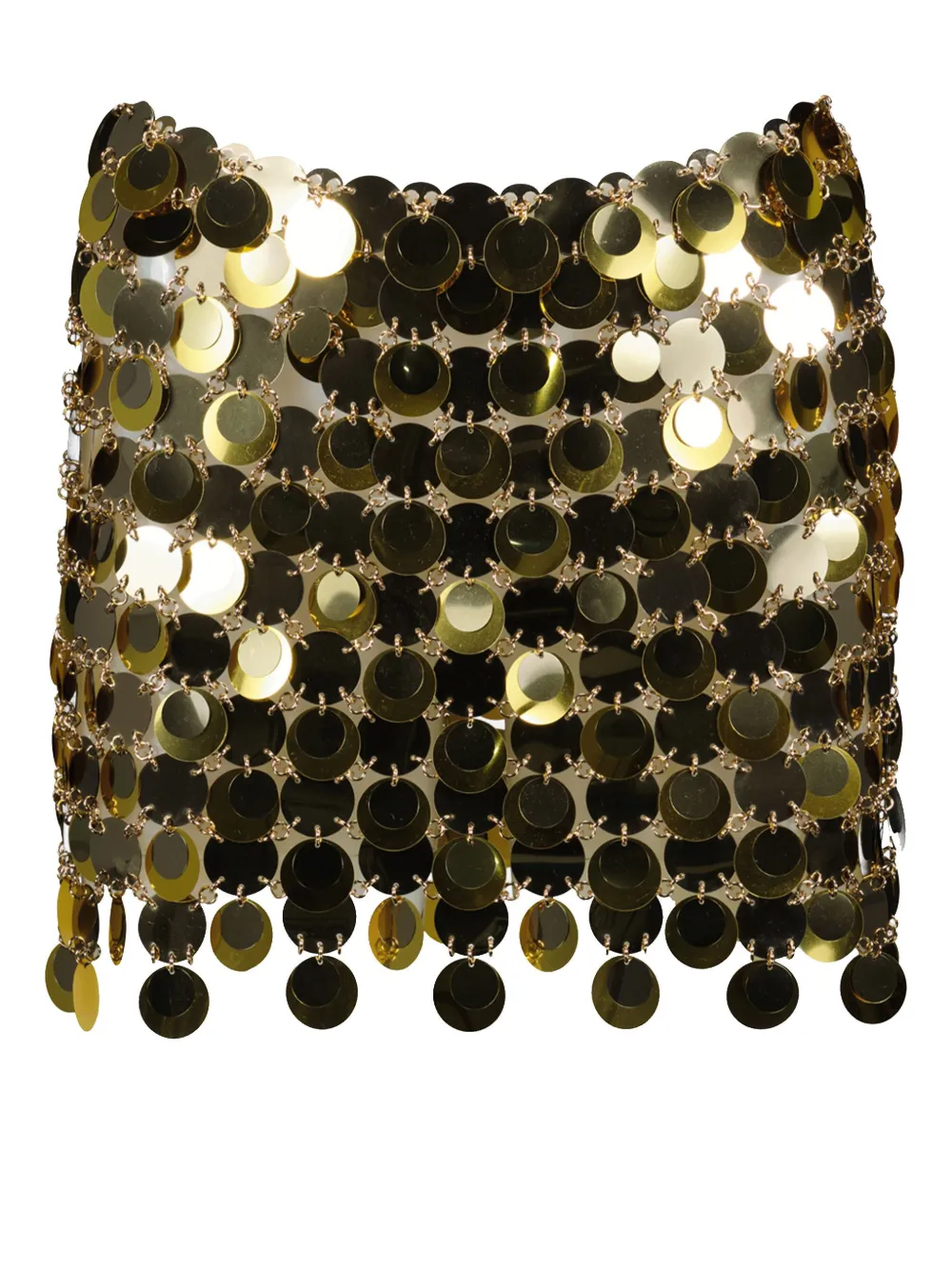 RABANNE SEQUIN MINI SKIRT