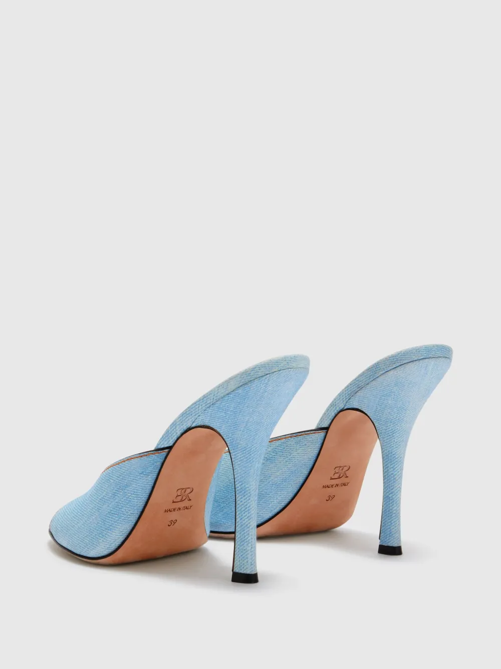 Ermanno Scervino 110mm Emy Mules In Blue