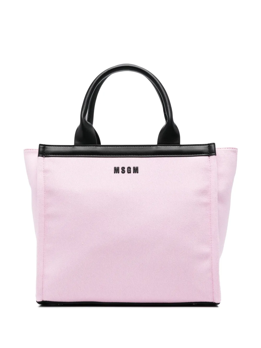 MSGM Kids Shopper met logo-applicatie Roze