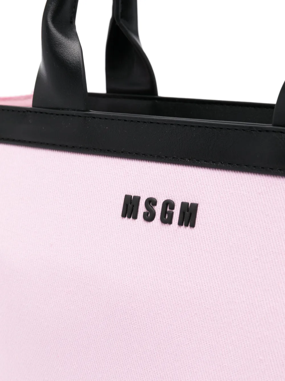 MSGM Kids Borsa tote con applicazione | Borse | Image 3