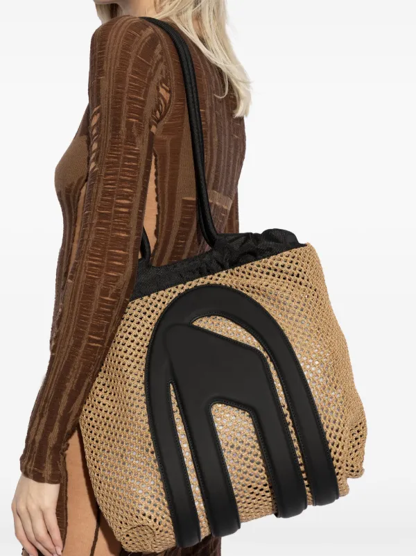 【DIESEL】Cage-D Tote Xl Men's Cage-D-Convertible bag in CORDURA and ripstop | Black