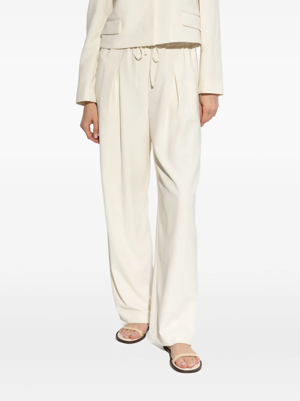 Theory Geplooide broek Wit