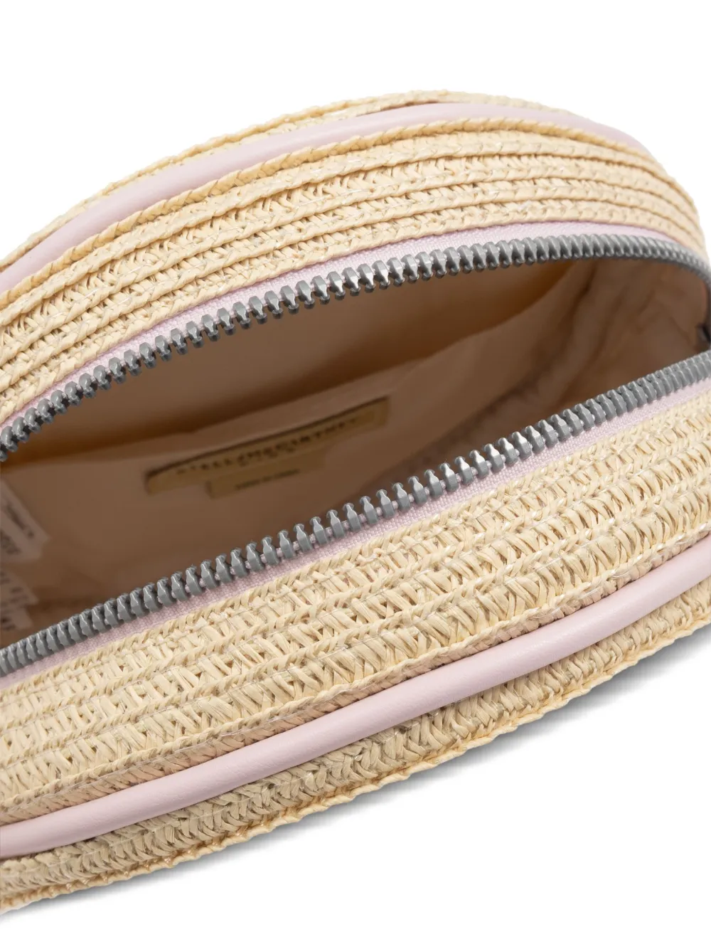 Stella McCartney Kids Crossbodytas met geborduurde bloem Beige