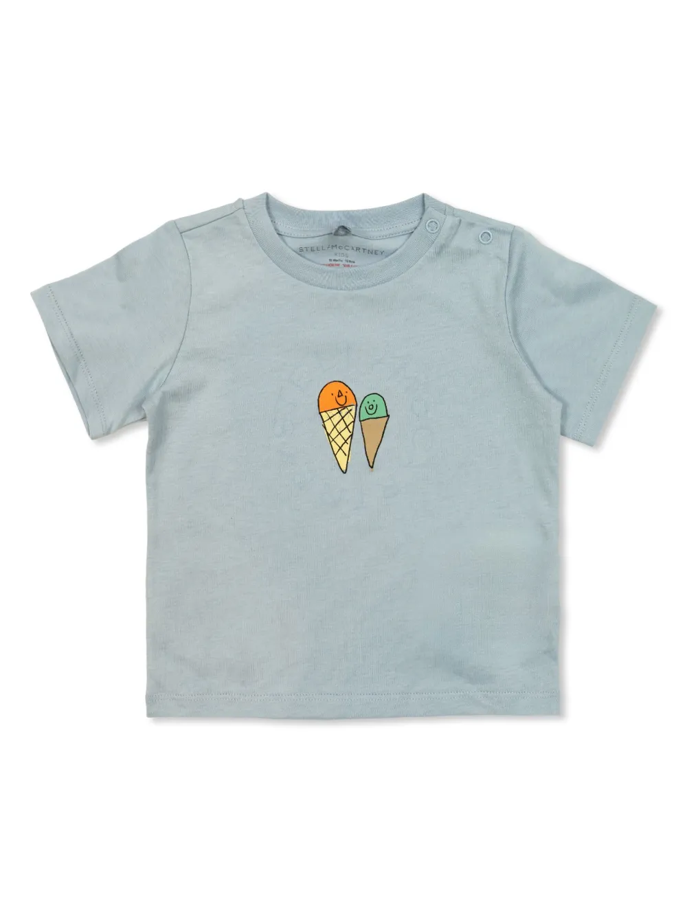 Stella McCartney Kids playera con caricatura estampada | azul | Image 1