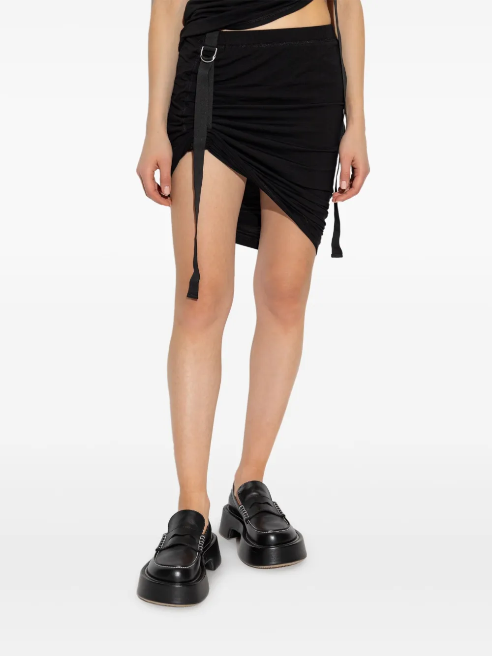 Helmut Lang Wind mini-rok - Zwart