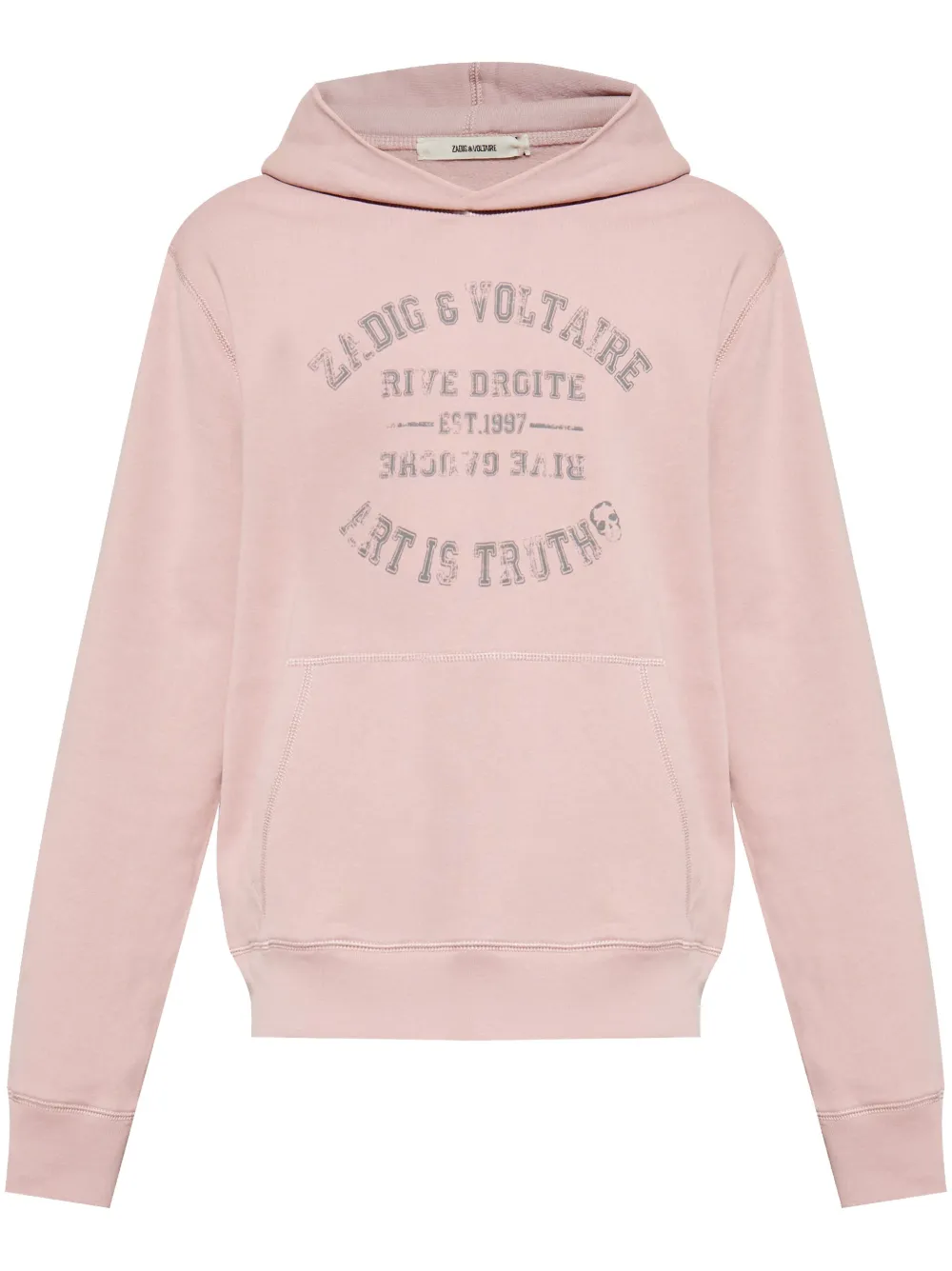 Zadig&Voltaire logo-print hoodie | Pink | Image 1
