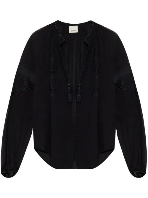 ISABEL MARANT blouse Oris - Noir - ISABEL MARANT - Modalova
