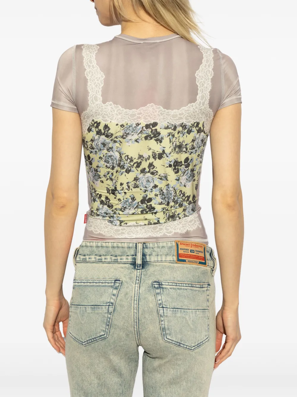 Diesel T-Ileni T-shirt Beige