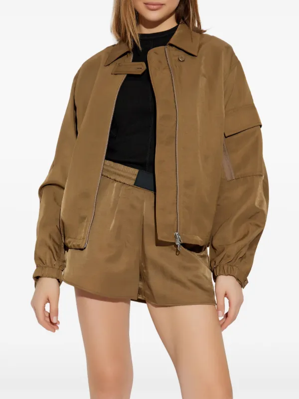 Helmut Lang Creased MA1 Bomber Jacket | Brown | FARFETCH Helmut Lang Creased MA1 Bomber Jacket | Brown | FARFETCH
