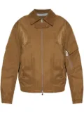 Helmut Lang Creased MA1 bomber jacket - Brown