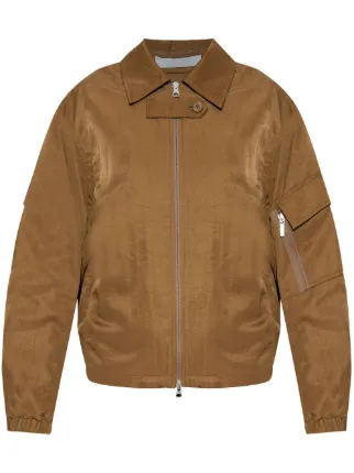 Helmut Lang MA1 ボンバージャケット | ブラウン | FARFETCH JP