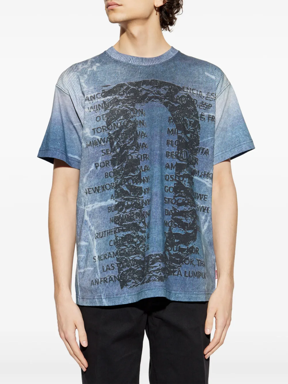 Diesel T-Norm-R2 T-shirt Blauw