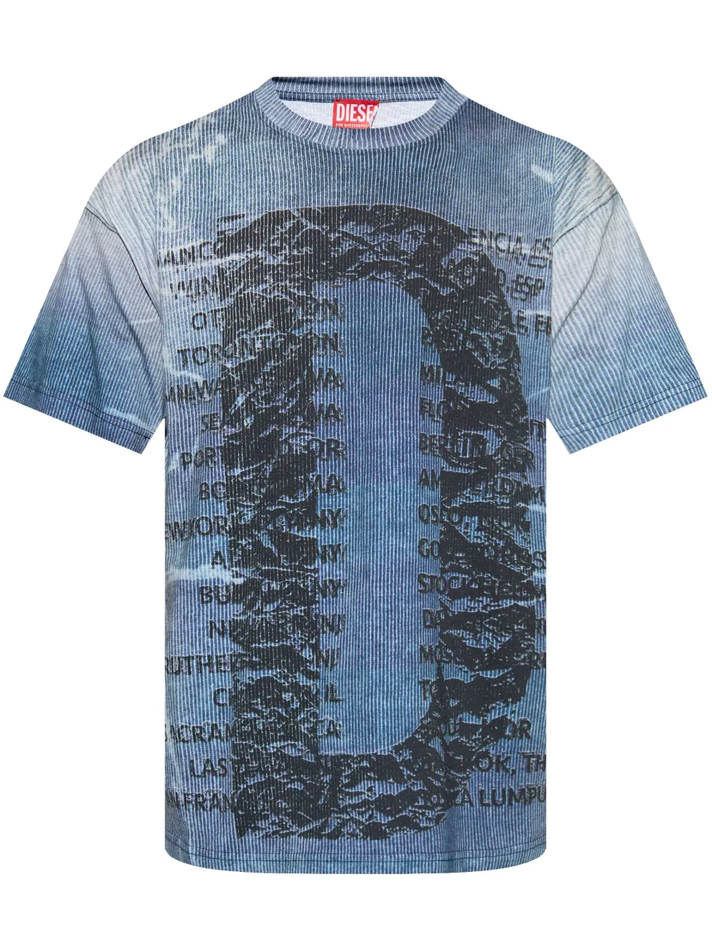 Diesel T-Norm-R2 Tシャツ - ブルー Diesel T-Norm-R2 Tシャツ - ブルー