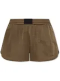 Helmut Lang logo-appliqué boxer shorts - Brown